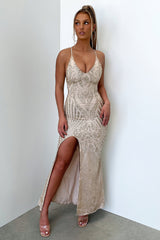 Narissa Maxi Dress - Gold Sequin
