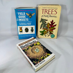 Nature Field Guide Bundle — Birds’ Nests, Insects & Trees of North America — Illustrated Identification Guides (1968–1975) | Natural History