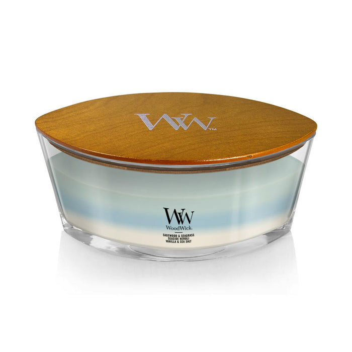 Oceanic Trilogy Ellipse WoodWick Candle