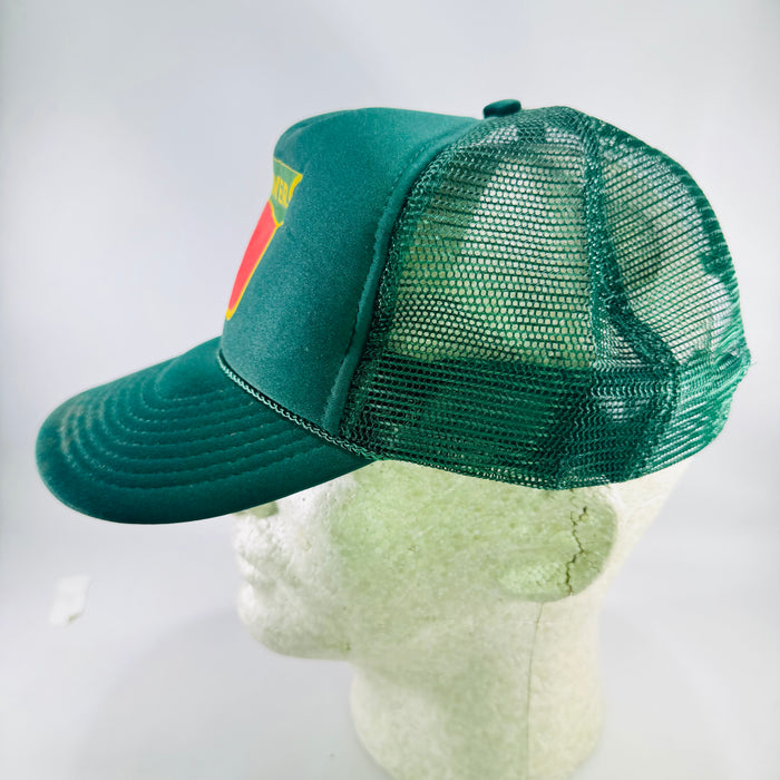 Oliver Tractor Mesh Trucker Hat Green Snapback Sun Cap