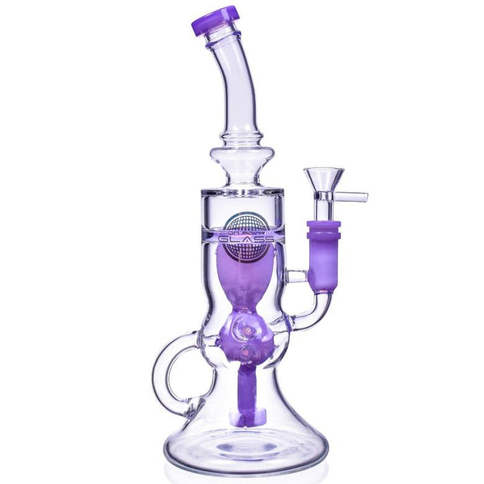 On Point Glass Faberge 11" Recycler Dab Rig