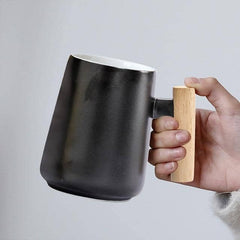 One-Handed Ceramic Tea Cups - Featuring Chinese Acrobatics Design