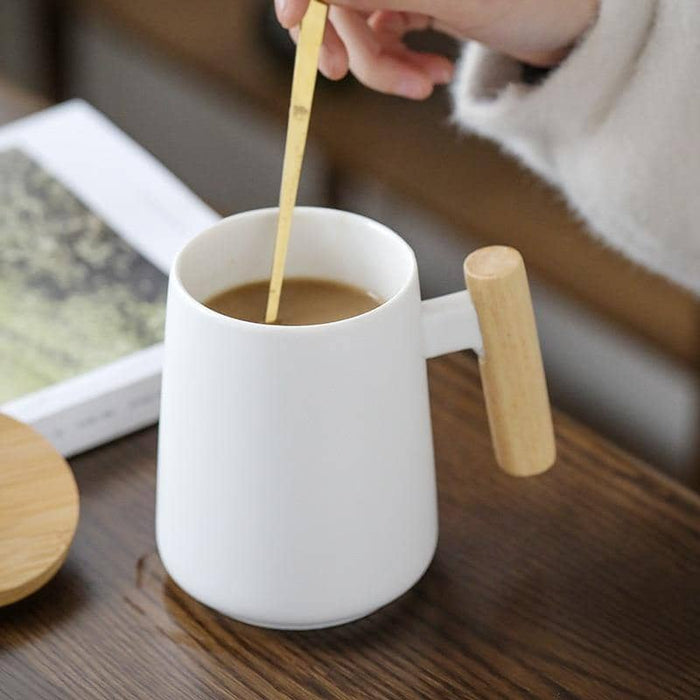 One-Handed Ceramic Tea Cups - Featuring Chinese Acrobatics Design