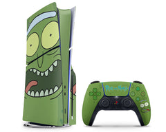 Anime Town Creations PS5 Slim Pickle Rick PS5 Slim Skins - Anime Rick and Morty PS5 Slim Skin