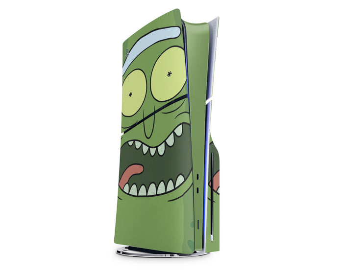 Anime Town Creations PS5 Slim Pickle Rick PS5 Slim Skins - Anime Rick and Morty PS5 Slim Skin