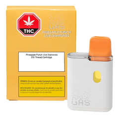 (GAS) 1 g Pineapple Punch Live Diamonds Disposable Vape Vapes