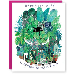 Plant Freak Birthday Card