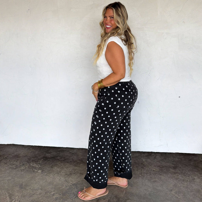 Polka Dot Jeans - 260 Broadway Boutique