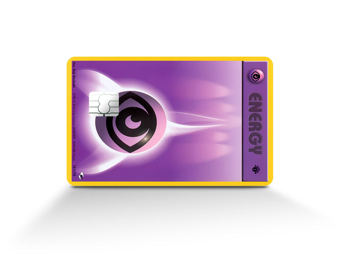 Anime Town Creations Credit Card Psychic Energy Pokemon Card Full Skins - Anime Pokemon Credit Card Skin
