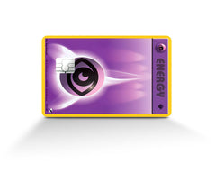 Anime Town Creations Credit Card Psychic Energy Pokemon Card Full Skins - Anime Pokemon Credit Card Skin