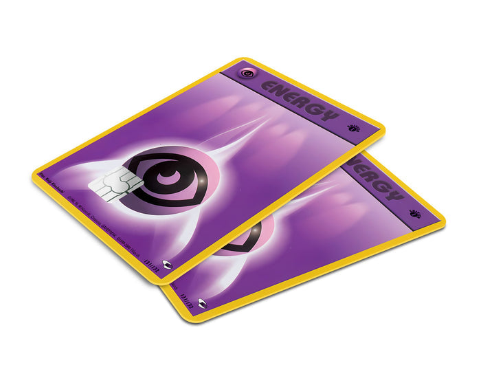 Anime Town Creations Credit Card Psychic Energy Pokemon Card Window Skins - Anime Pokemon Credit Card Skin