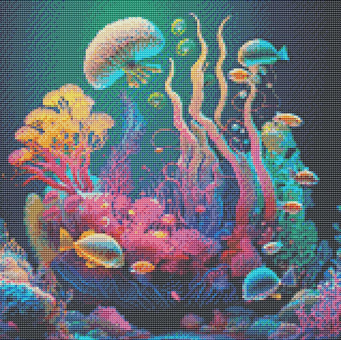 Retro Marine Wonderland-Diamond Painting Kit-Heartful Diamonds