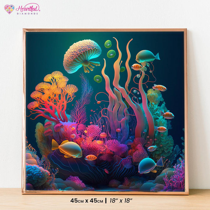 Retro Marine Wonderland-Diamond Painting Kit-Heartful Diamonds