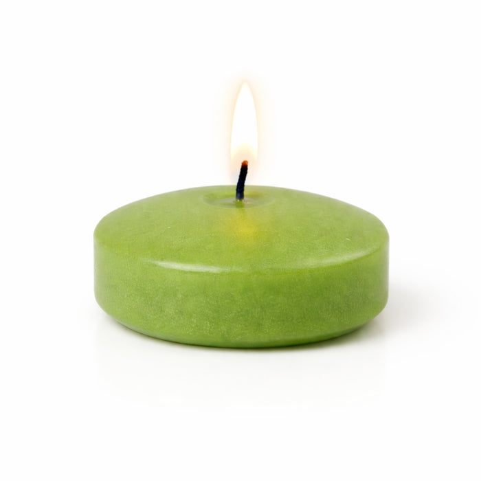 Richland Floating Candles 3" Green Set of 12