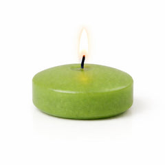 Richland Floating Candles 3" Green Set of 12