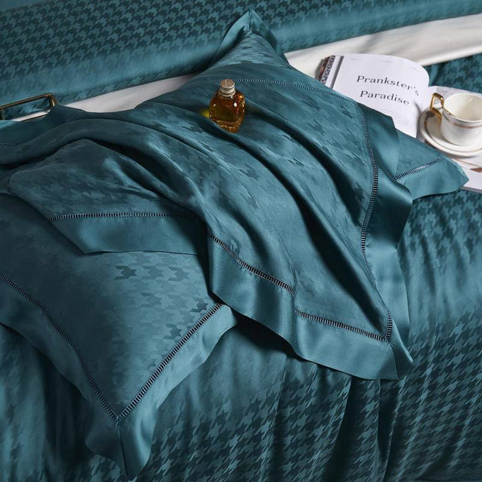 Scottish Houndstooth Bedding Set - Luxurious & Chic Home Textile