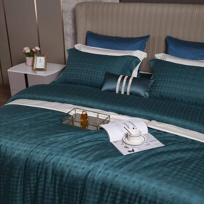 Scottish Houndstooth Bedding Set - Luxurious & Chic Home Textile