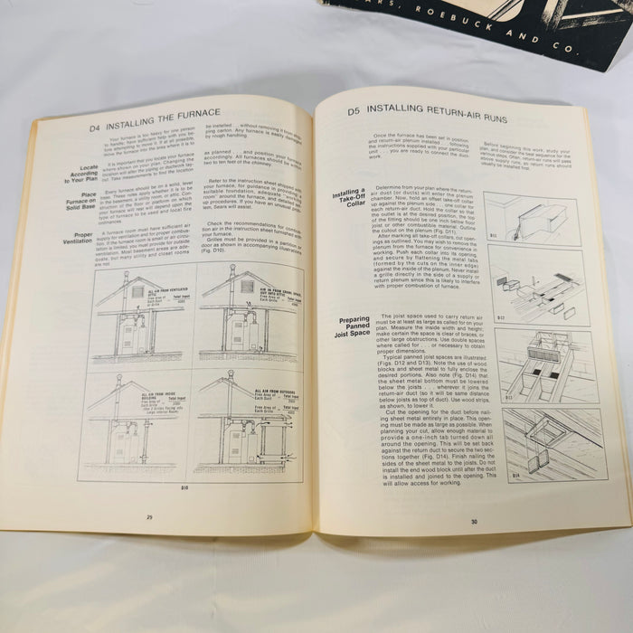 Sears How to Install Pamphlets: Central Heating, Cooling & Plumbing (1950s)