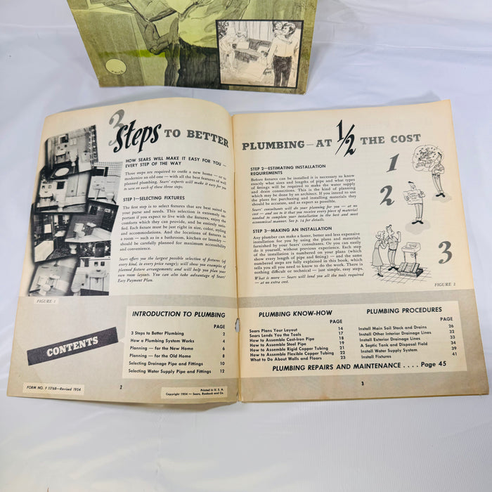 Sears How to Install Pamphlets: Central Heating, Cooling & Plumbing (1950s)