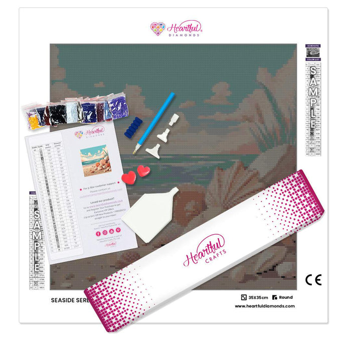 Seaside Serenity-Diamond Painiting Kit-Heartful Diamonds
