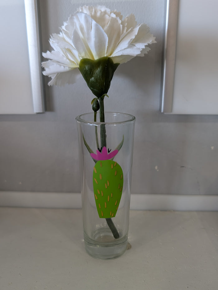 Single Cactus Shot Glass - Assorted