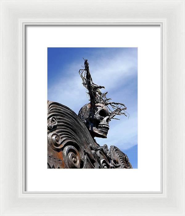 Skull Warrior - Framed Print - Fry1Productions