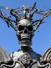 Skull Warrior Stare - Art Print - Fry1Productions