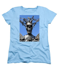 Skull Warrior Stare - Women's T-Shirt (Standard Fit) - Fry1Productions