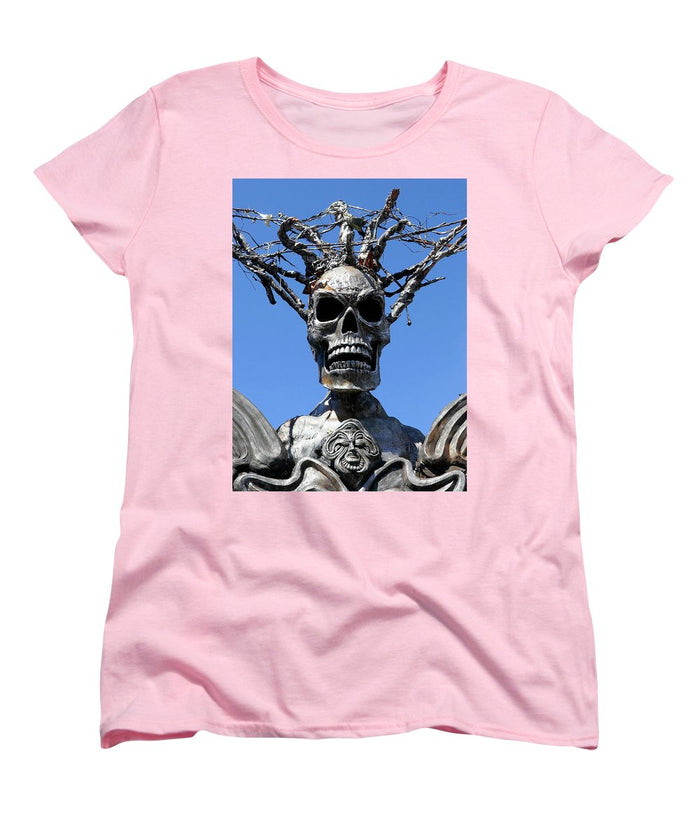 Skull Warrior Stare - Women's T-Shirt (Standard Fit) - Fry1Productions