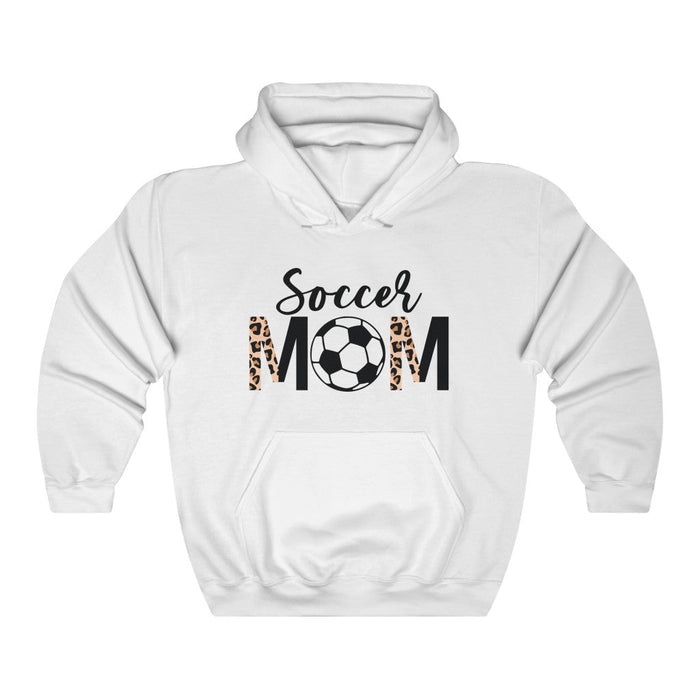 Soccer Mom Hoodie, Leopard Soccer Mom Sweatshirt, Game Day Shirt, Sport Mom Hoodie Hoodie