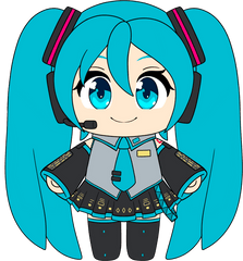 Standing Miku Plush (9in)