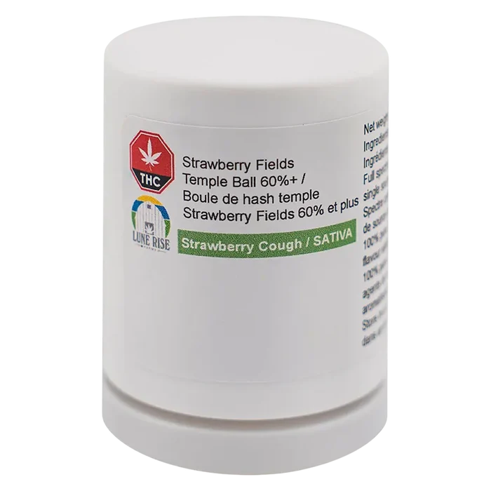 Lune Rise Farms 1.5 g Strawberry Fields Temple Ball Hash Concentrates