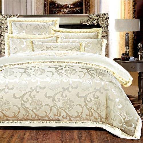 bedding set 9 / Bed sheet style / Queen size 4pcs