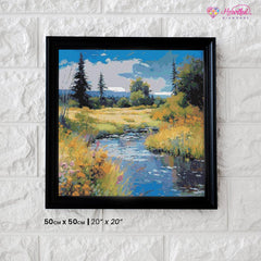 Summer Lake-Diamond Painiting Kit-Heartful Diamonds