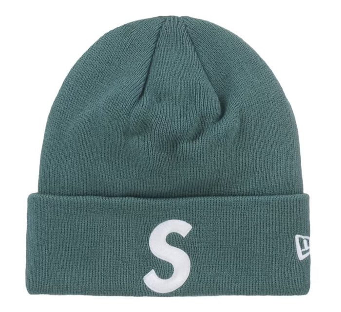 Supreme New Era S Logo Beanie (FW24) Green