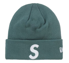 Supreme New Era S Logo Beanie (FW24) Green