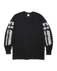Supreme x Yohji Yamamoto Y's by Yohji L/S Tee Black