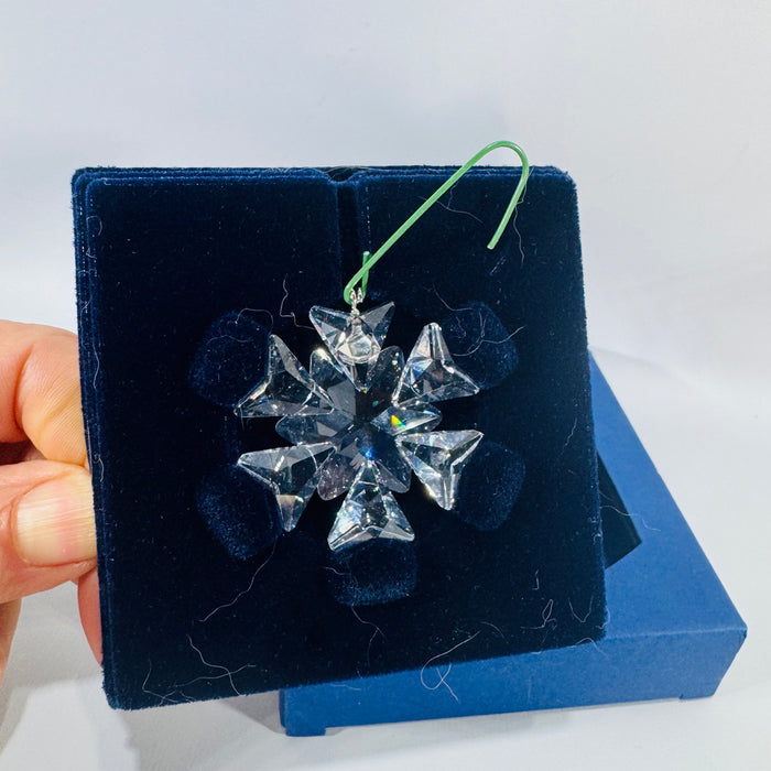 Swarovski Crystal Poinsettia Ornament Small Star #905210 – Retired Austria