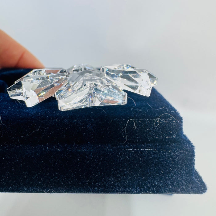 Swarovski Crystal Poinsettia Ornament Small Star #905210 – Retired Austria