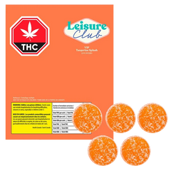 Leisure Club 10 pack Tangerine Splash Live Rosin Gummies Edibles