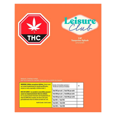 Leisure Club 10 pack Tangerine Splash Live Rosin Gummies Edibles