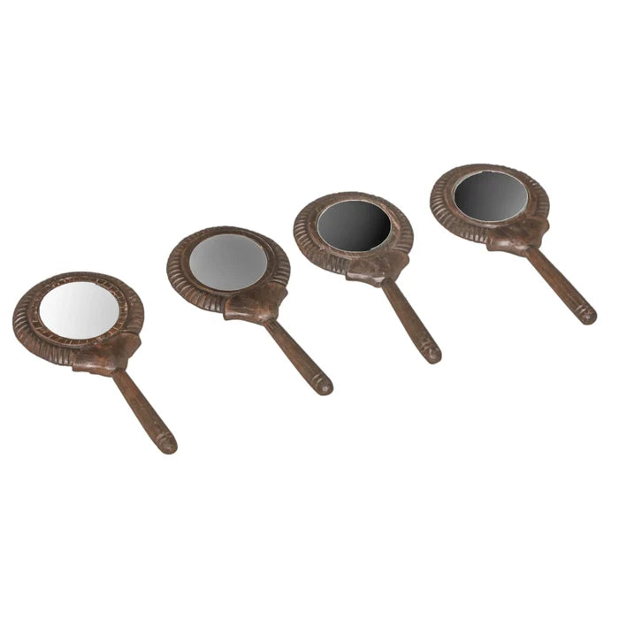 Teak Hand Mirror: Available at City Home PDX