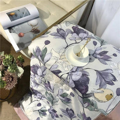 Tencel Silk Throw Blanket Quilt Comforter Pillowcase Bedding Set: Luxurious Bedding Collection