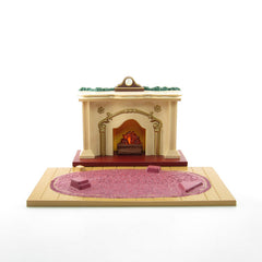 Hallmark Flickering Light Fireplace Bearingers of Victoria Circle lighted tabletop display