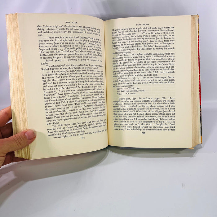 The Wall a Novel by John Hersey 1950 Alfred A. Knopf Vintage Book