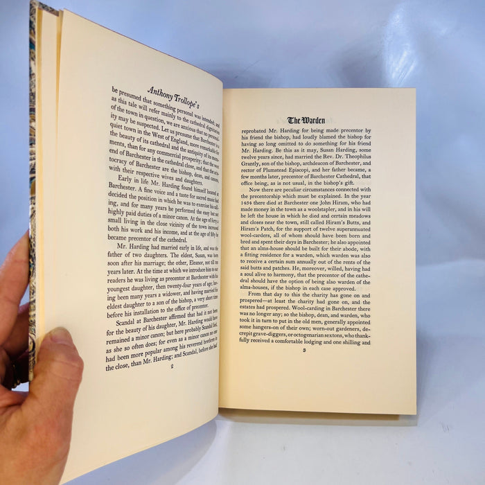 The Warden by Anthony Trollope 1955 The Heritage Press Vintage Book