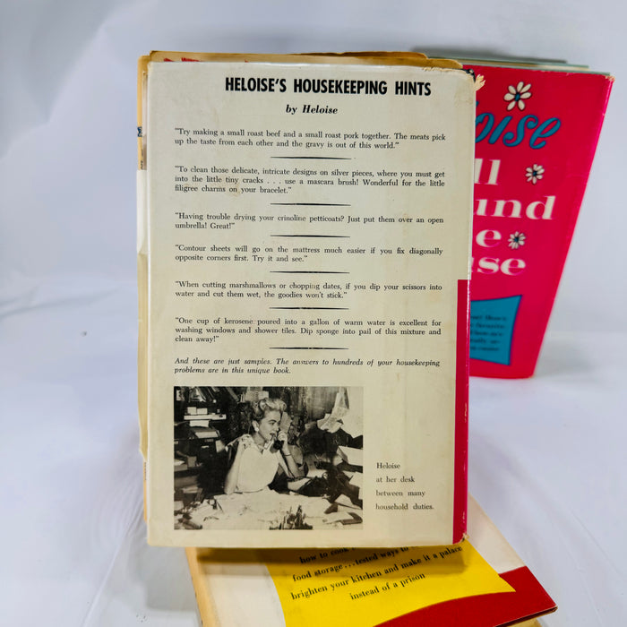 Three Heloise's Books: Kitchen, Housekeeping Hints and All Around the House by Heloise Prentice-Hall Inc
