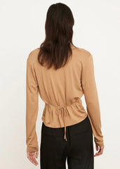Tie Back Cardigan (Almond)