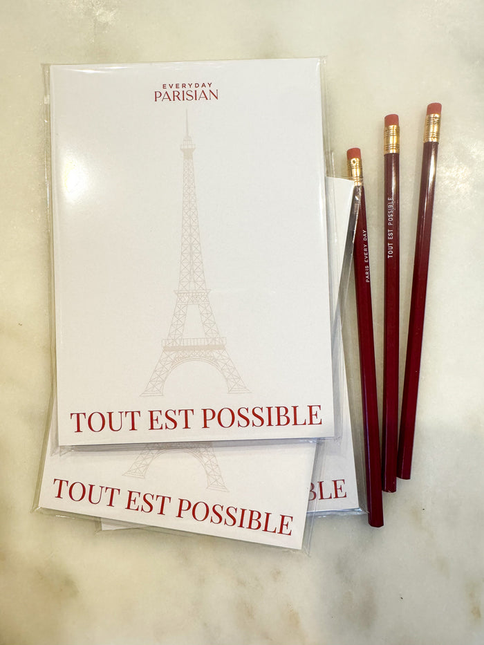 Tout est Possible Notepad - Rebecca Plotnick Photography