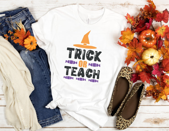 Trick or Teach Short Sleeve Tee T-Shirt